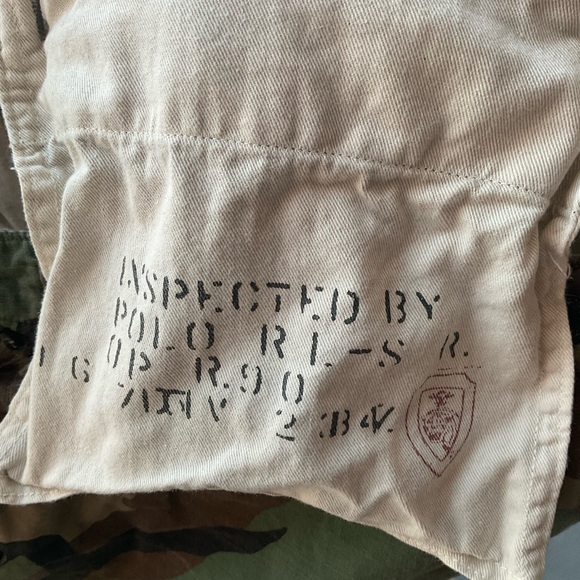 Polo Ralph Lauren Classic Fit Camo Canvas Cargo Pants - Picture 8 of 9